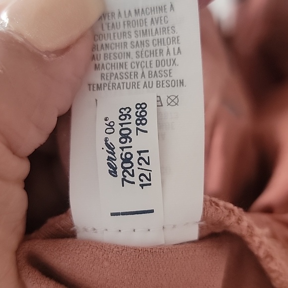 AERIE COTTON SHORTS WITH BUTTON FLY AND ELASTIC - Picture 5 of 6